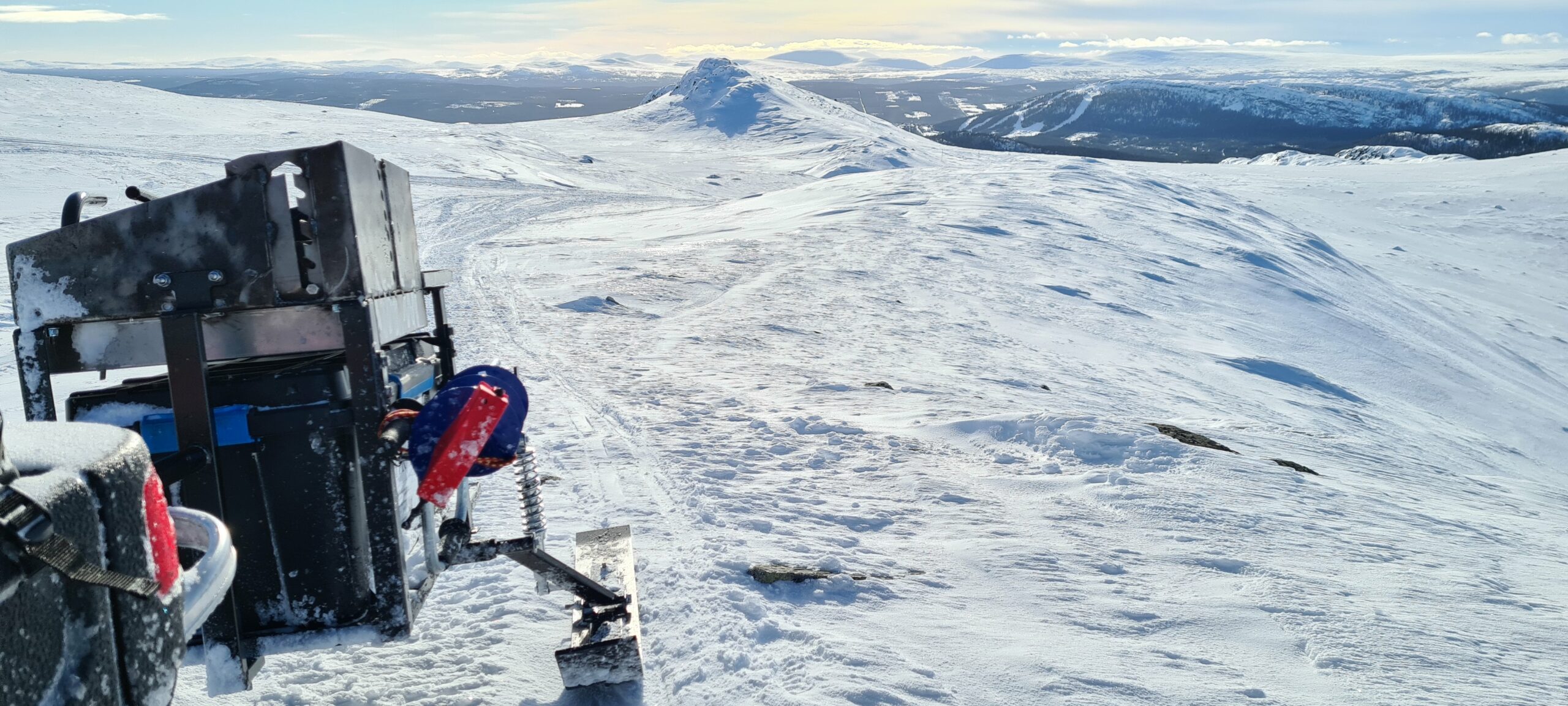 Vinterlandskap för utflykter