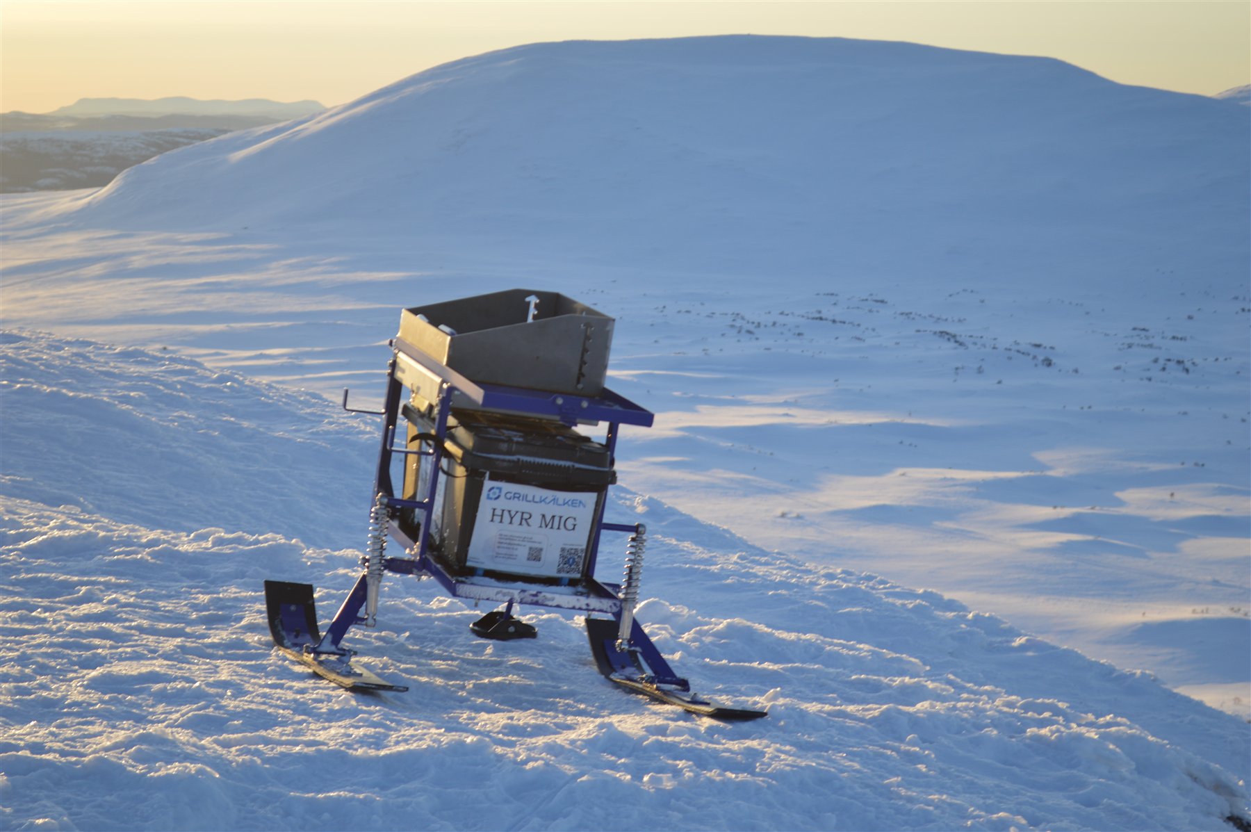 Den nya Grillkälken i vinterfjällen