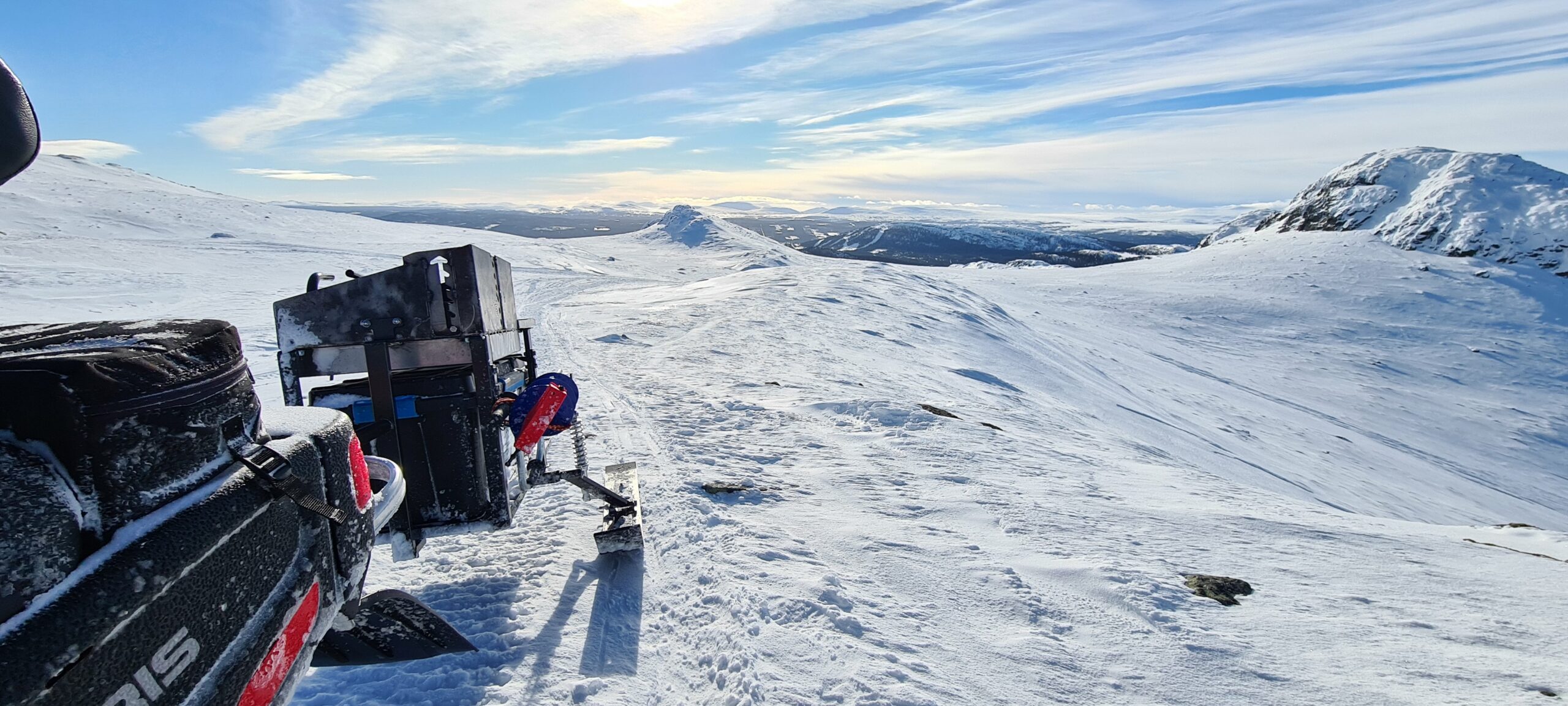 Vinterlandskap för utflykter